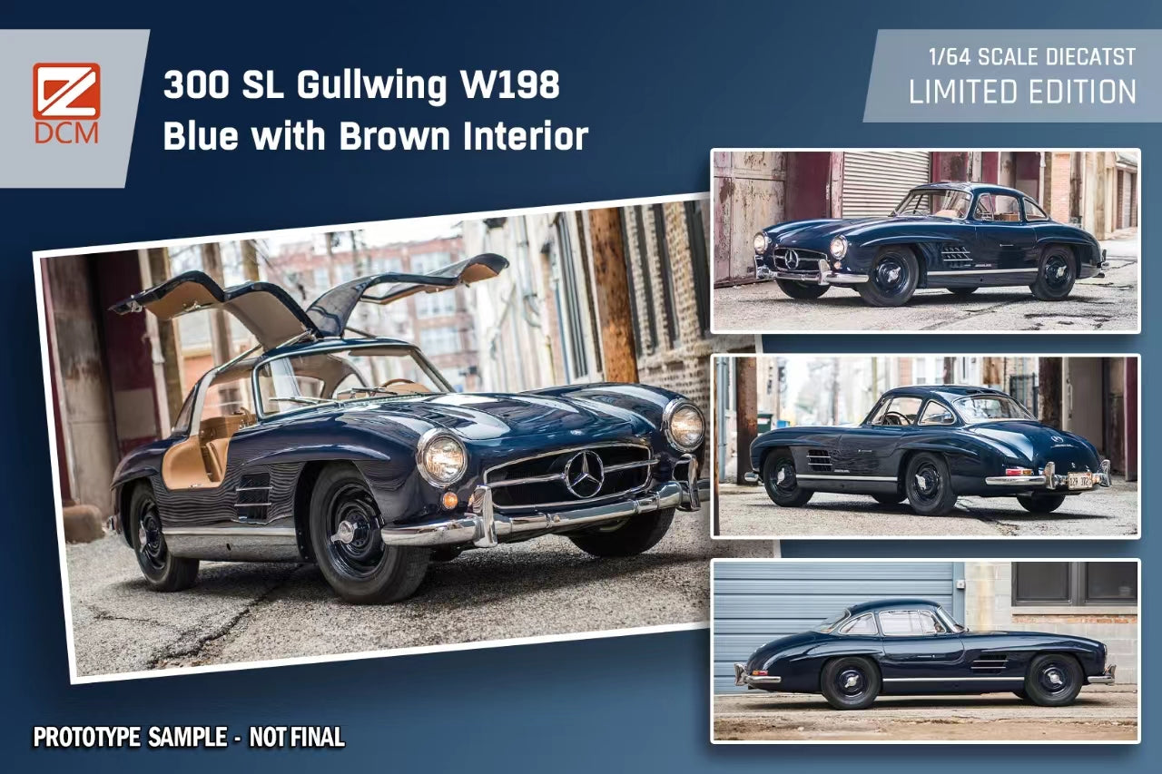 DCM 1:64 Mercedes-Benz 300SL Gullwing W198 (6 Variants) – Horizon
