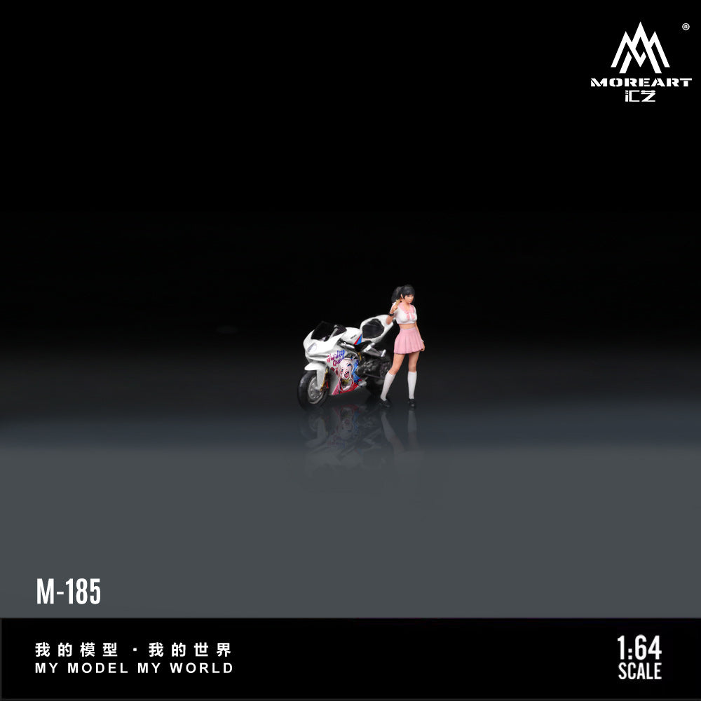 [Preorder] MoreArt 1:64 DUCATI GULY GIRL MOTORCYCLE GIRL MO222185