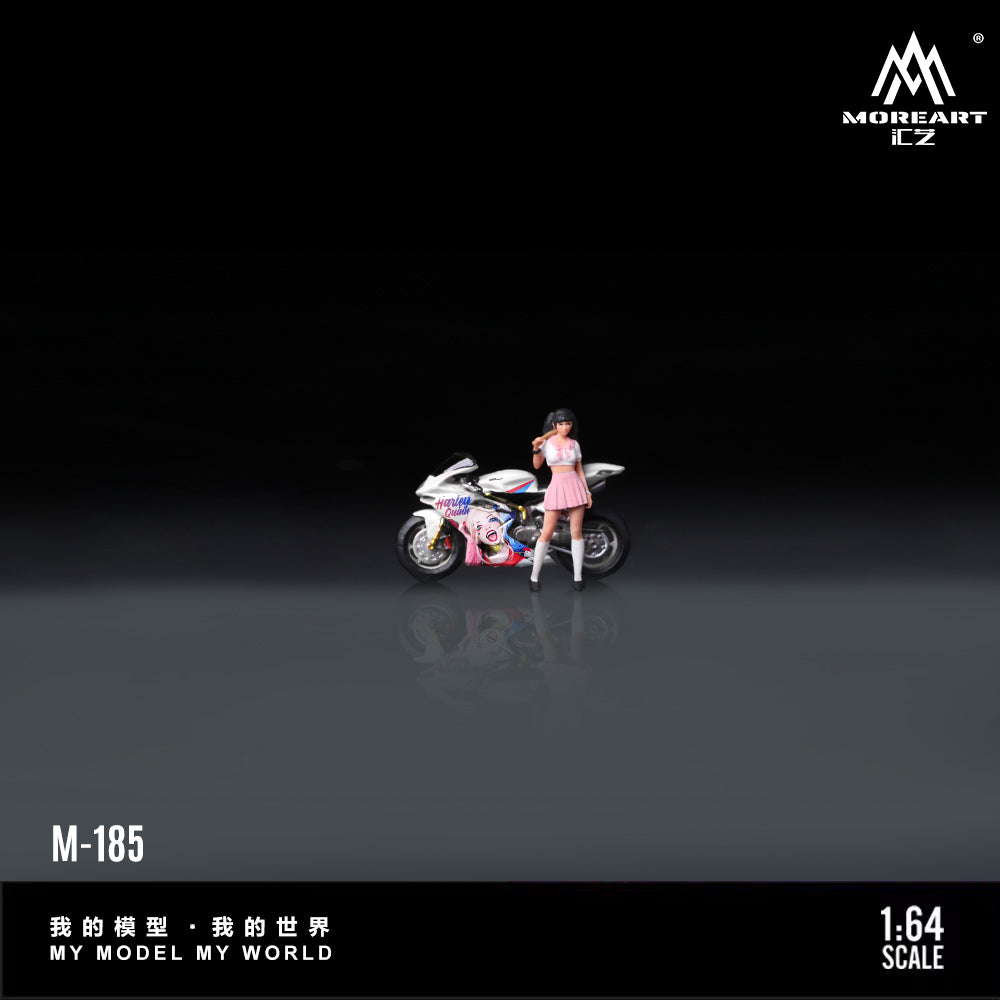 [Preorder] MoreArt 1:64 DUCATI GULY GIRL MOTORCYCLE GIRL MO222185