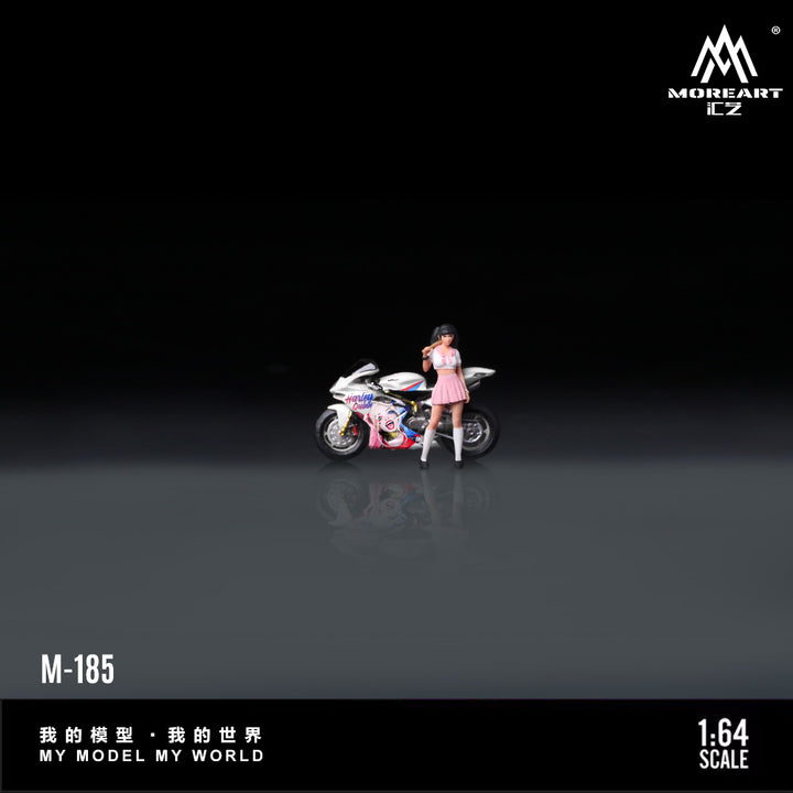 [Preorder] MoreArt 1:64 DUCATI GULY GIRL MOTORCYCLE GIRL MO222185