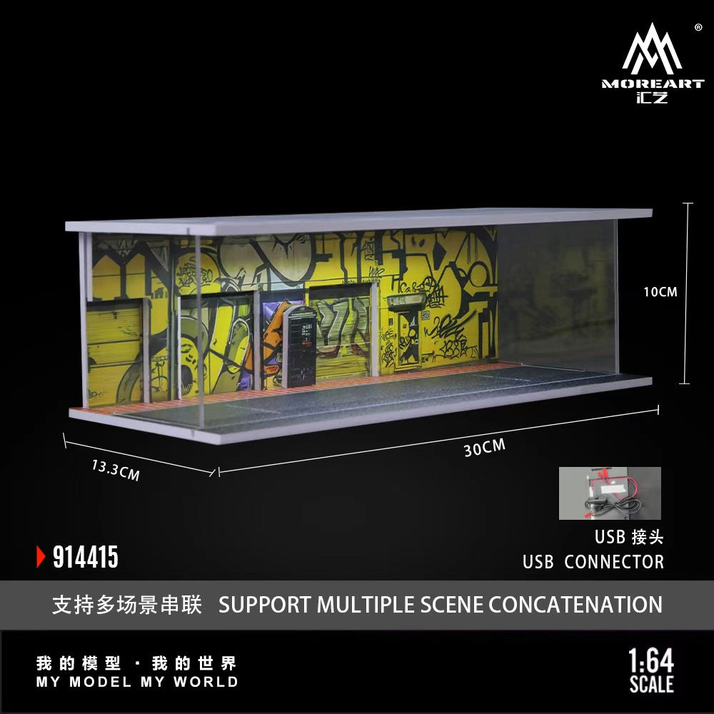 [Preorder] MoreArt 1:64 THEME LIGHTING ASSEMBLY SCENE (3 Versions) MO914413/MO914414/MO914415
