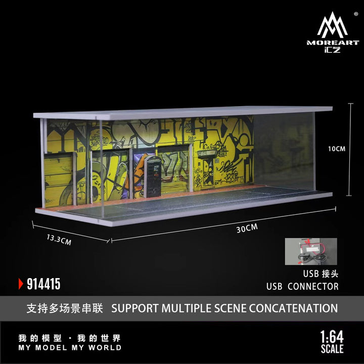 [Preorder] MoreArt 1:64 THEME LIGHTING ASSEMBLY SCENE (3 Versions) MO914413/MO914414/MO914415