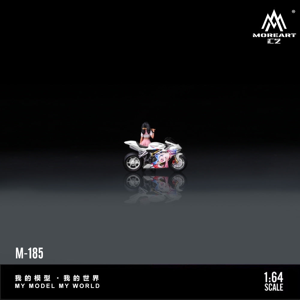 [Preorder] MoreArt 1:64 DUCATI GULY GIRL MOTORCYCLE GIRL MO222185