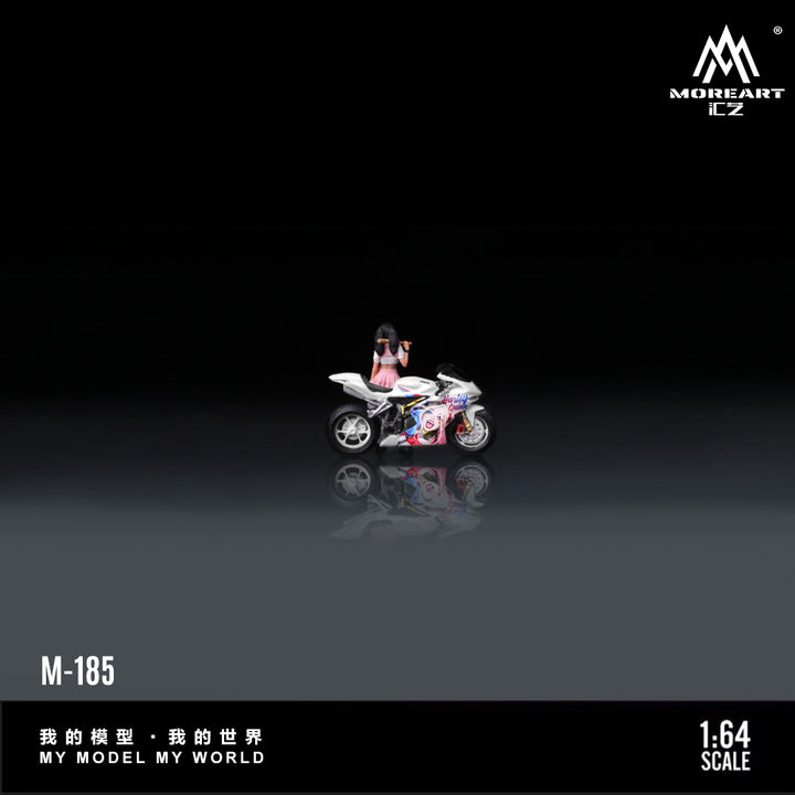 [Preorder] MoreArt 1:64 DUCATI GULY GIRL MOTORCYCLE GIRL MO222185