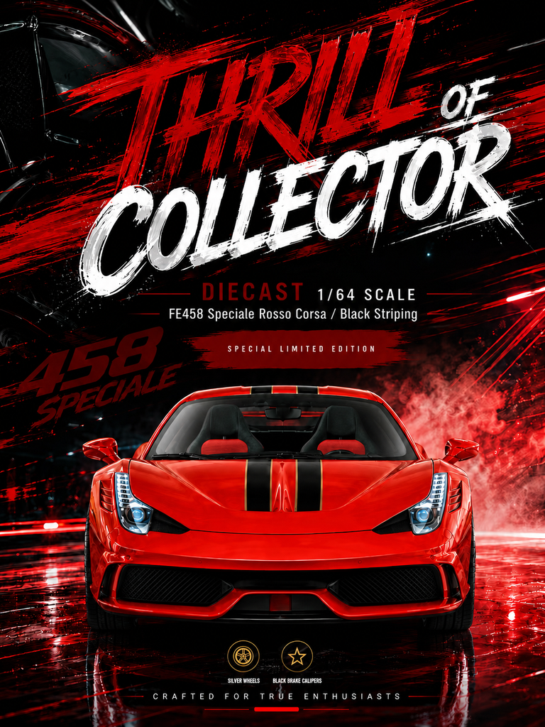 Preorder] TOC 1:64 Ferrari Supercar 458 Speciale (2 Colours