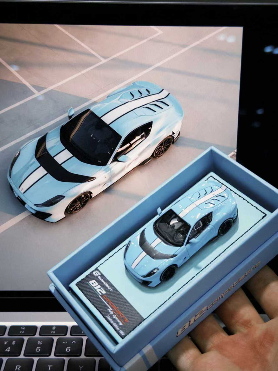 [Preorder] GlamCraft 1:64 Ferrari 812C Blue