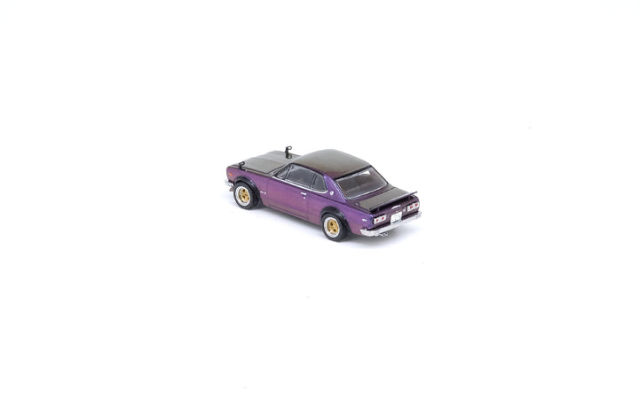 Inno64 1:64 Nissan Skyline 2000 GT-R (KPGC10) Midnight Purple II Rear IN64-KPGC10-MPII