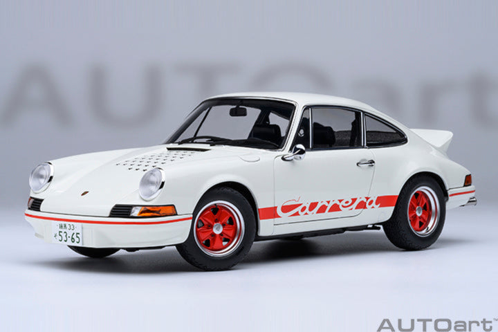 [Preorder] AutoArt 1:18 Porsche 911 Carrera 2.7 RS "The Circuit Wolf" - White 78026