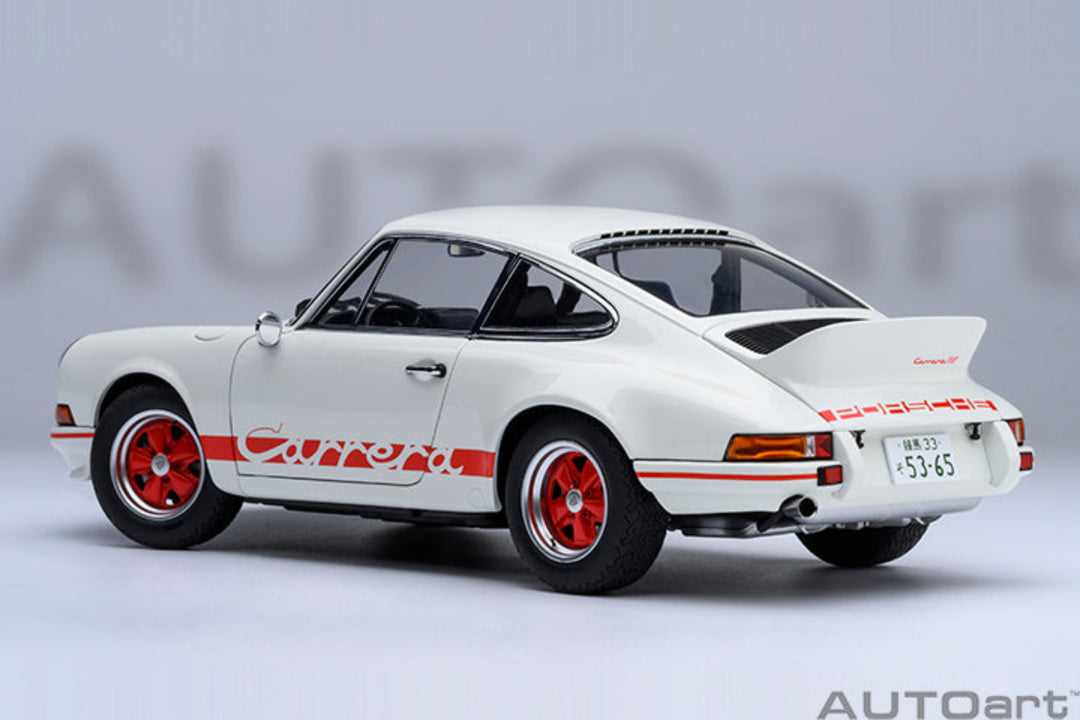 [Preorder] AutoArt 1:18 Porsche 911 Carrera 2.7 RS "The Circuit Wolf" - White 78026