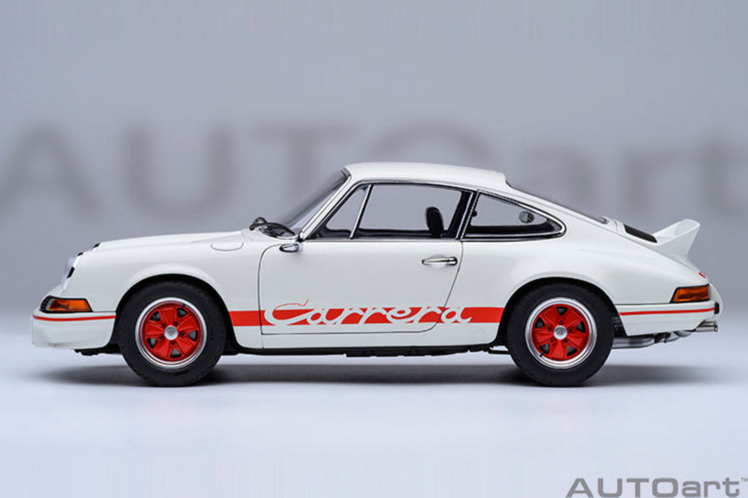 AutoArt 1:18 Porsche 911 Carrera 2.7 RS "The Circuit Wolf" - White 78026