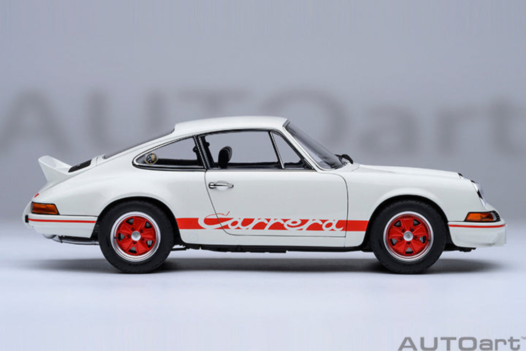 AutoArt 1:18 Porsche 911 Carrera 2.7 RS "The Circuit Wolf" - White 78026