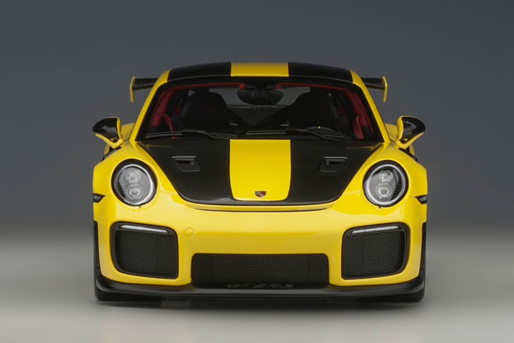 AUTOart 1:18 PORSCHE 911 (991.2) GT2 RS WEISSACH PACKAGE ( RACING YELLOW) 78172