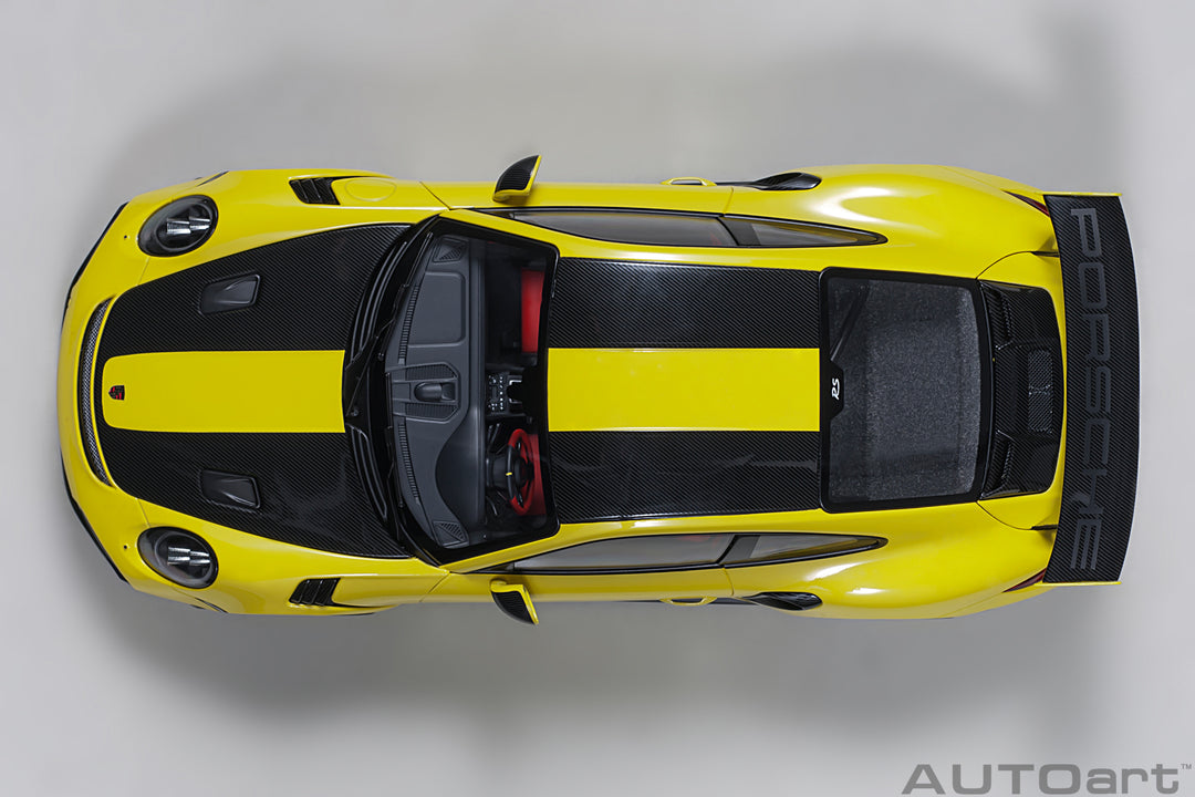 AUTOart 1:18 PORSCHE 911 (991.2) GT2 RS WEISSACH PACKAGE ( RACING YELLOW) 78172