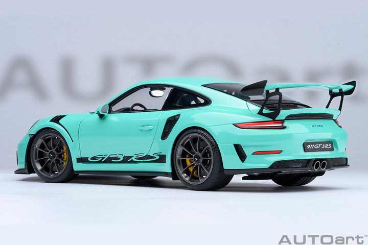 [Preorder] AUTOart 1:18 Porsche 911 (991.2) GT3 RS Mint Green 78181