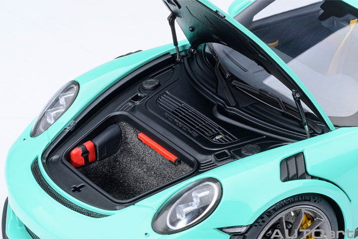 Preorder] AUTOart 1:18 Porsche 911 (991.2) GT3 RS Mint Green 78181