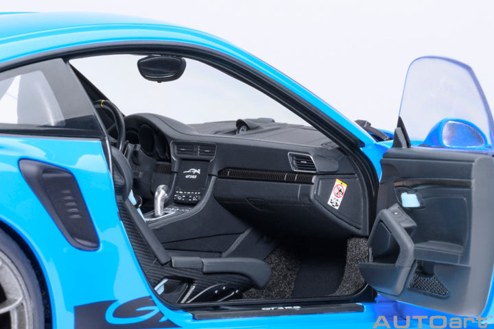 [Preorder] AUTOart 1:18 Porsche 911 (991.2) GT3 RS Riviera Blue 78182