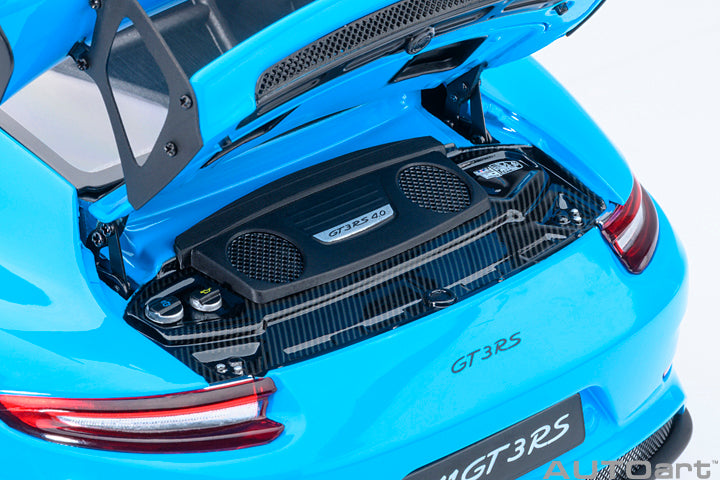 [Preorder] AUTOart 1:18 Porsche 911 (991.2) GT3 RS Riviera Blue 78182