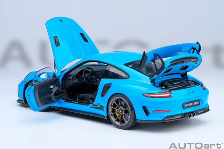 [Preorder] AUTOart 1:18 Porsche 911 (991.2) GT3 RS Riviera Blue 78182