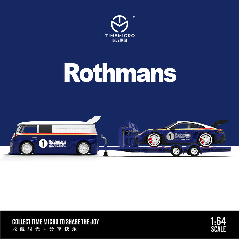 [Preorder] TimeMicro 1:64 Rothmans T1 / Porsche 992 GT3 Set (5 Variants)