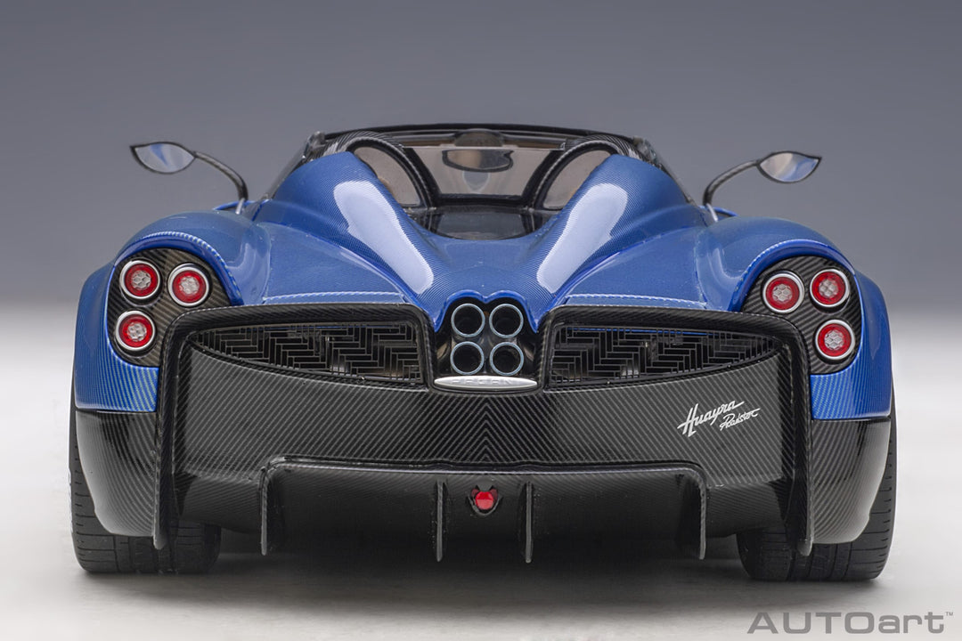 AUTOart 1:18 PAGANI HUAYRA ROADSTER (BLU TRICOLORE CARBON FIBER) 78286