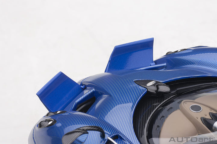 AUTOart 1:18 PAGANI HUAYRA ROADSTER (BLU TRICOLORE CARBON FIBER) 78286