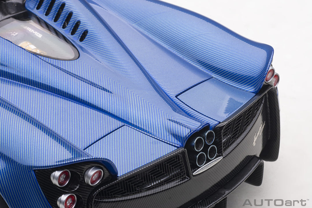 AUTOart 1:18 PAGANI HUAYRA ROADSTER (BLU TRICOLORE CARBON FIBER) 78286