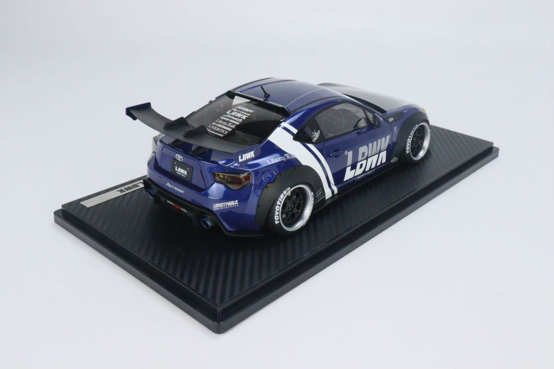 Ignition Model 1:18 LB nation 86 WORKS Full Complete ver.1 Blue Metall ...