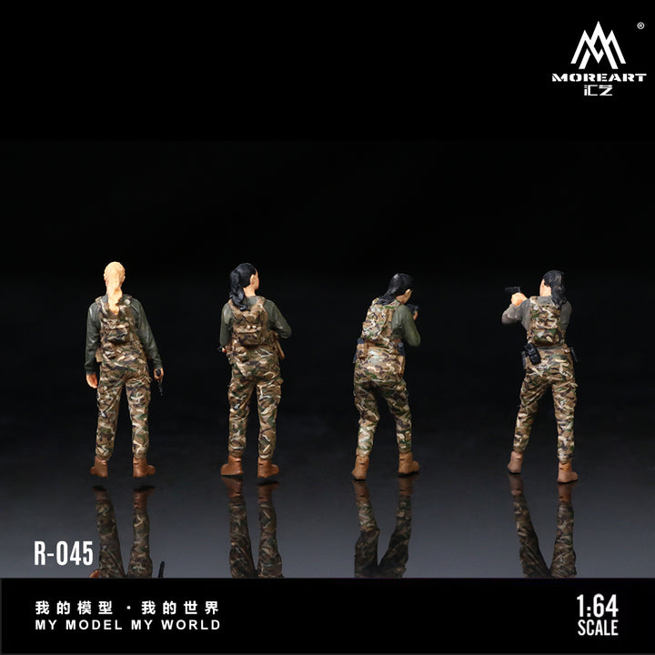 [Preorder] MoreArt 1:64 Special Forces Women's Doll Set MO223045