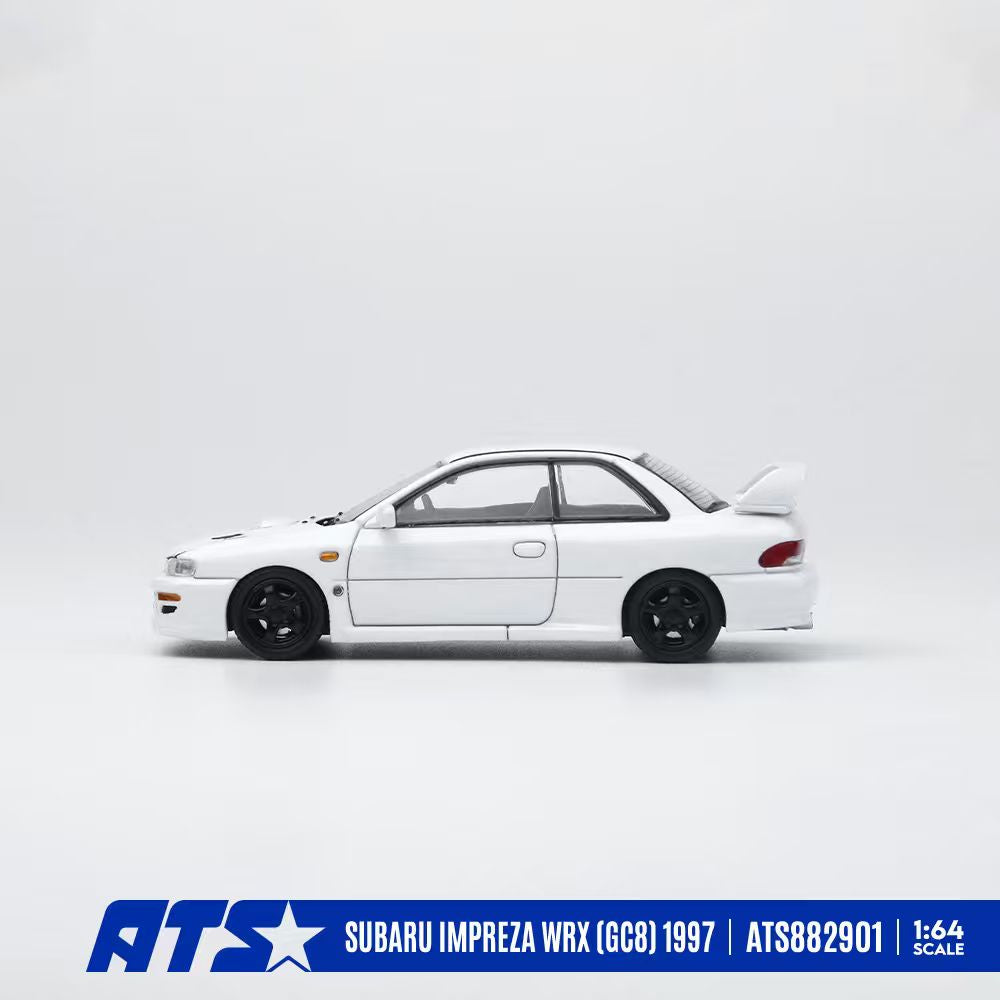 [Preorder] ATS Model 1:64 Subaru IMPREZA WRX (GC8) 1997 White/Black ATS882901/ ATS882902