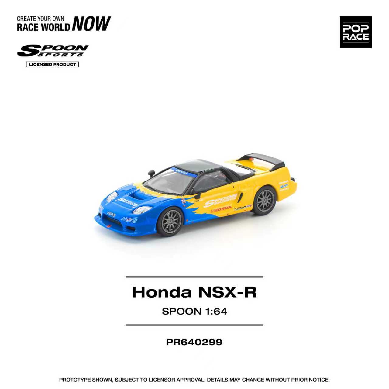 Preorder] POPRACE 1:64 Honda NSX-R SPOON PR640299 – Horizon Diecast