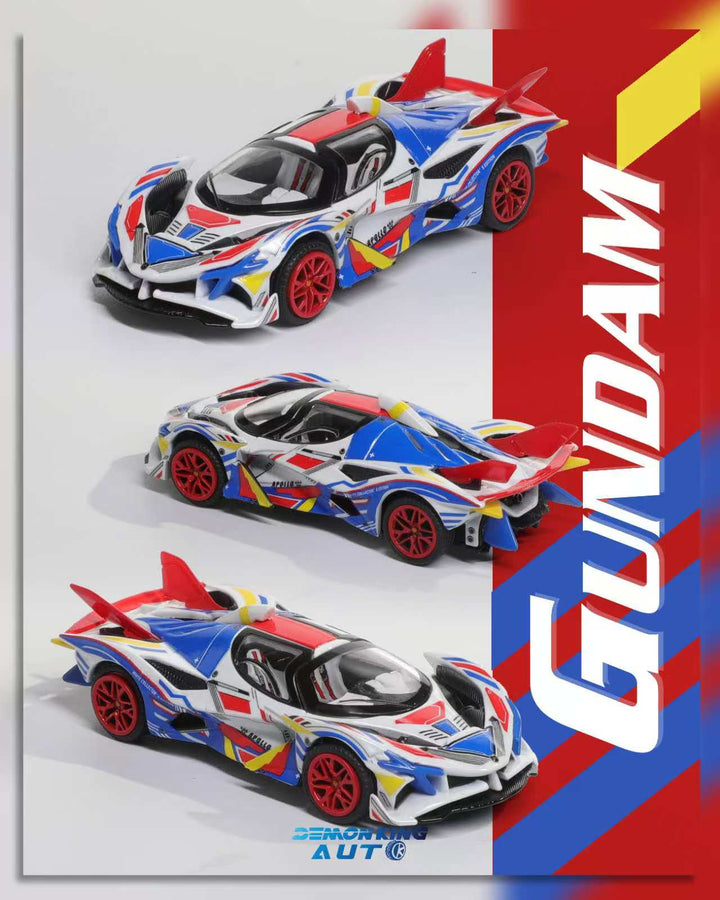 [Preorder] DEMON KING AUTO 1:64 2024Chinajoy Exhibition Limited edition APOLLO PROJECT EVO - Gundam Livery