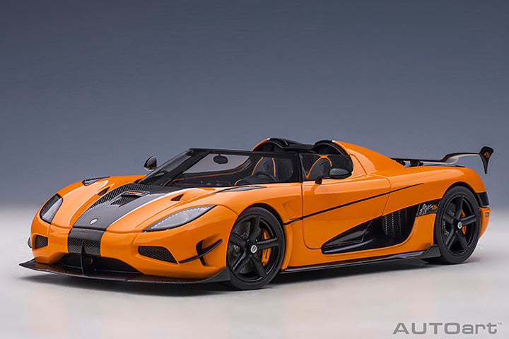 AUTOart 1:18 KOENIGSEGG AGERA RS (CONE ORANGE/CARBON BLACK/BLACK ACCENTS)