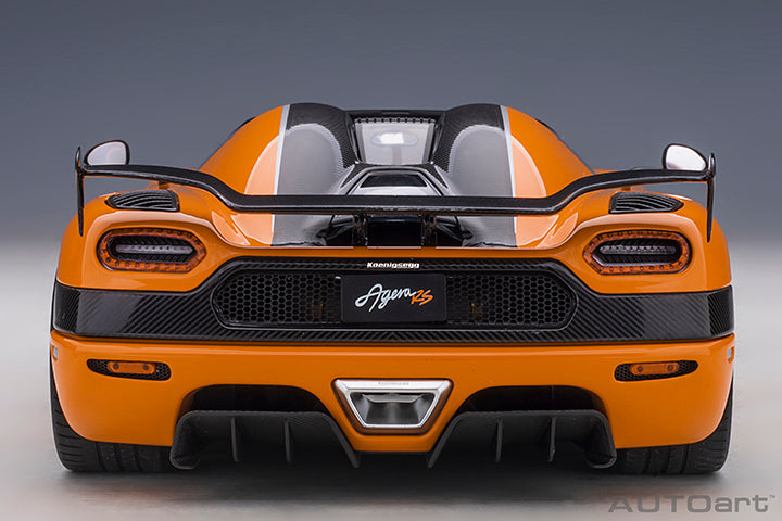 AUTOart 1:18 KOENIGSEGG AGERA RS (CONE ORANGE/CARBON BLACK/BLACK ACCENTS)