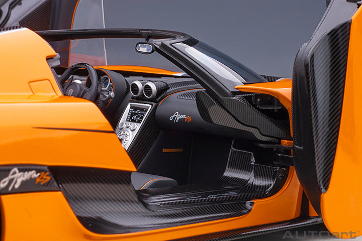 AUTOart 1:18 KOENIGSEGG AGERA RS (CONE ORANGE/CARBON BLACK/BLACK ACCENTS)