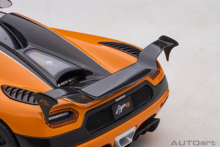 AUTOart 1:18 KOENIGSEGG AGERA RS (CONE ORANGE/CARBON BLACK/BLACK ACCENTS)