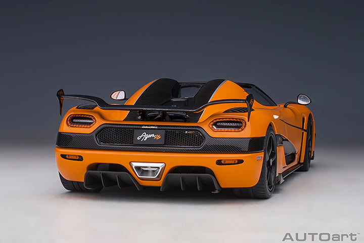 AUTOart 1:18 KOENIGSEGG AGERA RS (CONE ORANGE/CARBON BLACK/BLACK ACCENTS)