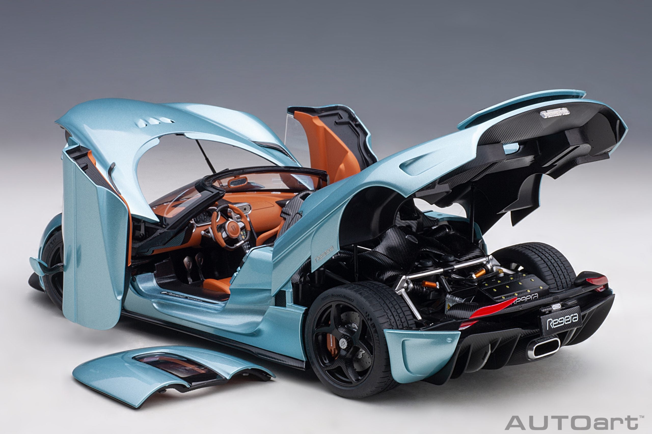 AUTOart 1:18 Koenigsegg Regera, Horizon Blue 79028 – Horizon Diecast