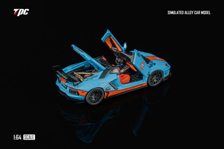 TPC x Rhino Model 1:64 Lamborghini LP720-4 Roadster Wide-Body Modified (2 Versions)