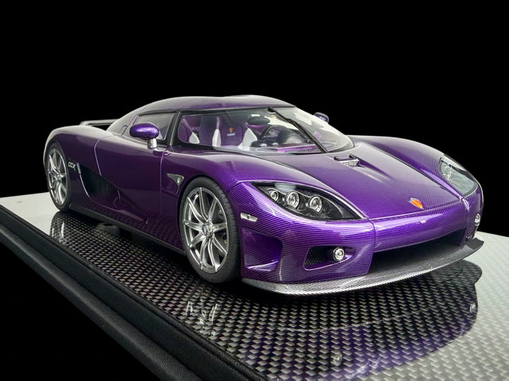 [Preorder] Frontiart 1:18 Koenigsegg CCX  Carbon Purple