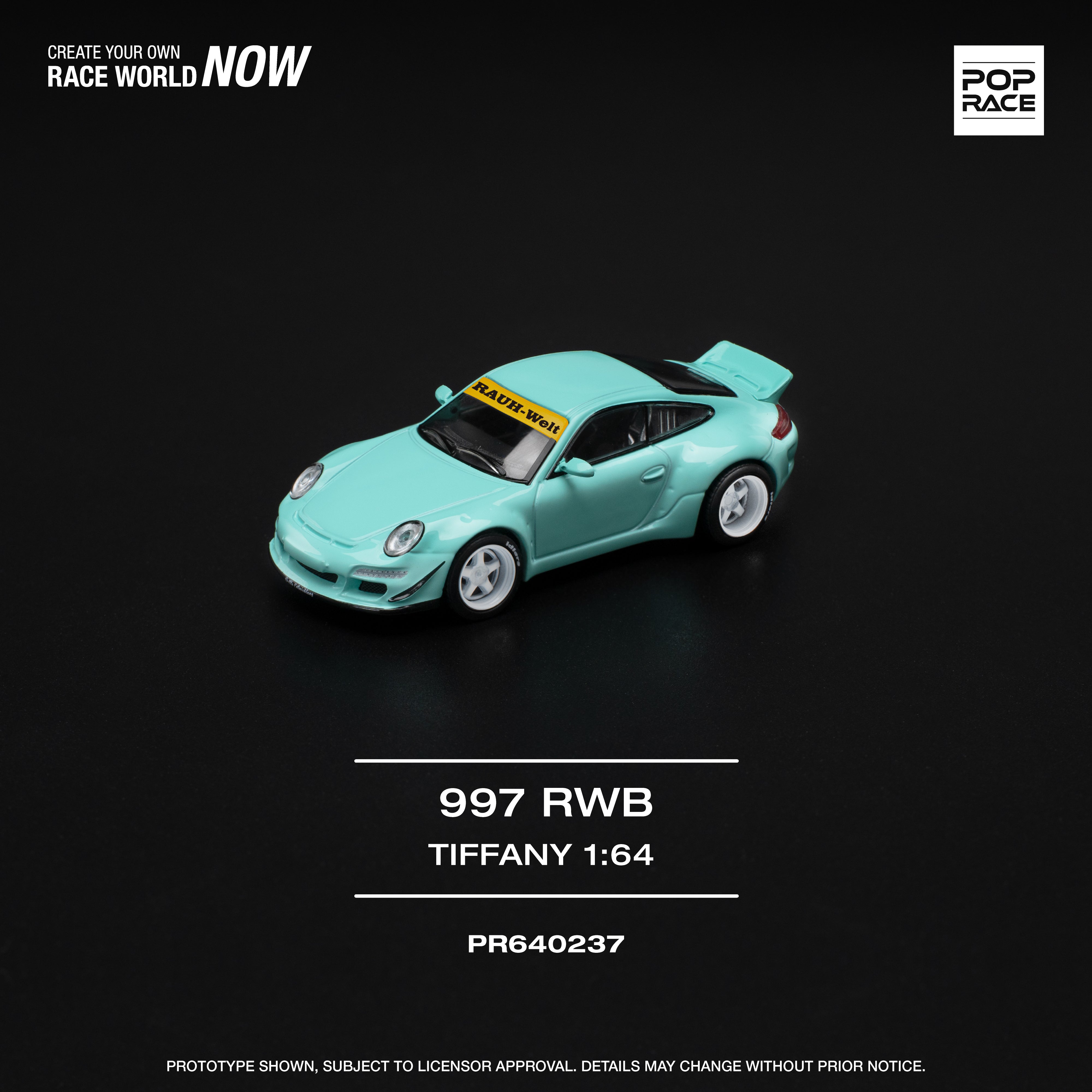 ミニカー PGM 1/64 RAUH-Welt RWB 990 Tiffany Blue PGM 1/64 RAUH-Welt RWB 990 Tiffany Blue - メルカリ