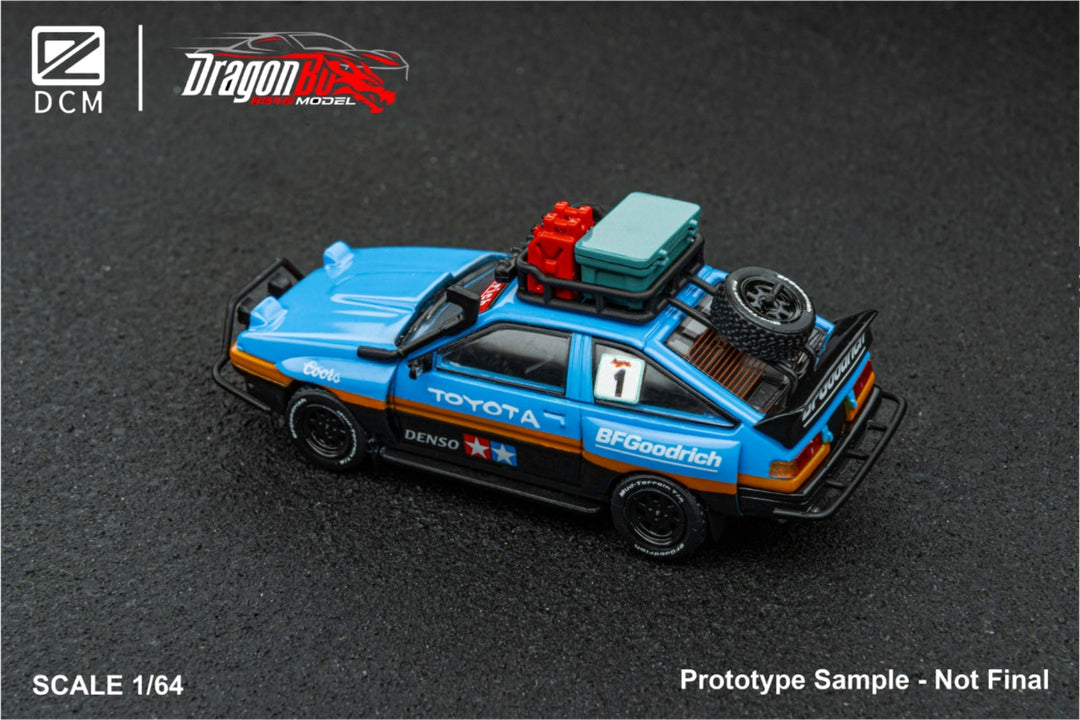 [Preorder] D.BoModel & DCM 1:64 Toyota AE86 Modified Doomsday Escape Bearing Wheel (2 Versions)