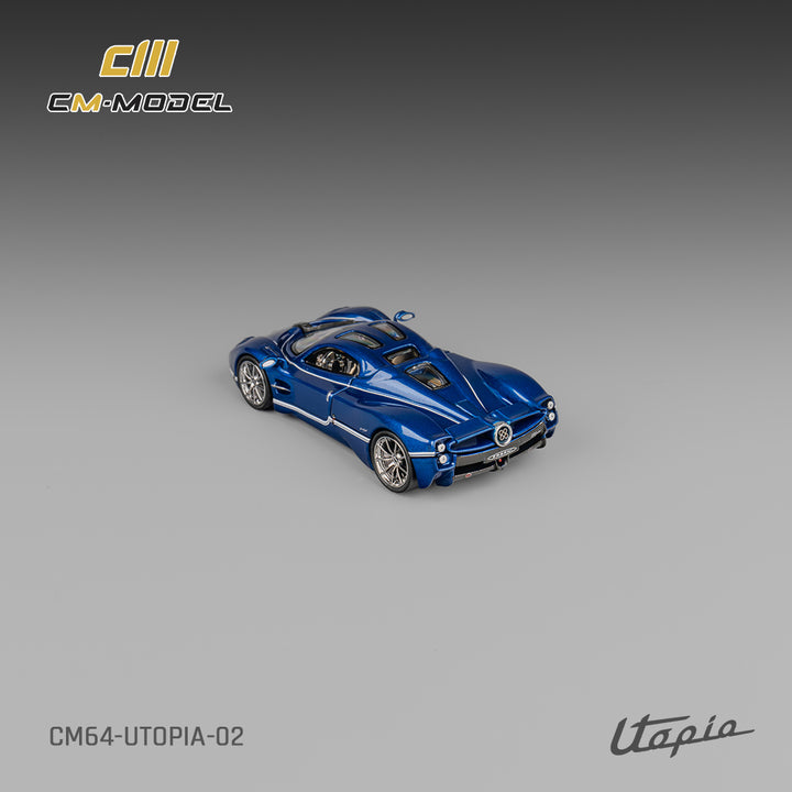 [Preorder] CM Model 1:64 Pagani Utopia Metallic Blue