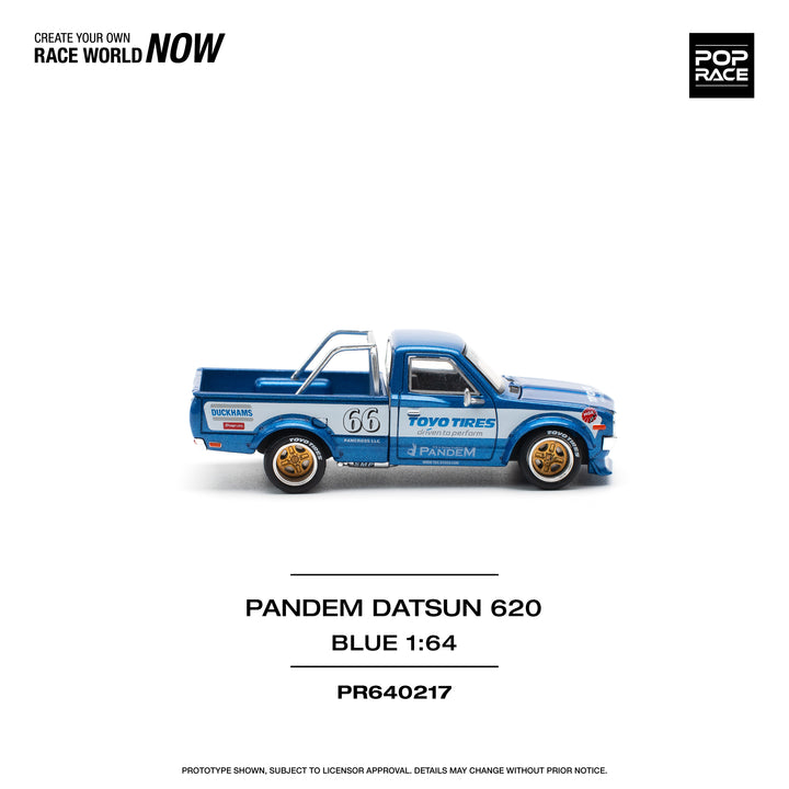 [Preorder] POPRACE 1:64 PANDEM DATSUN 620 BLUE PR640217