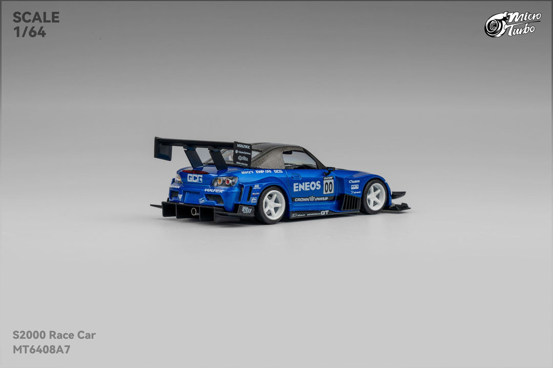 Microturbo 1:64 Custom S2000 Racing - Candy Blue MT6408A7