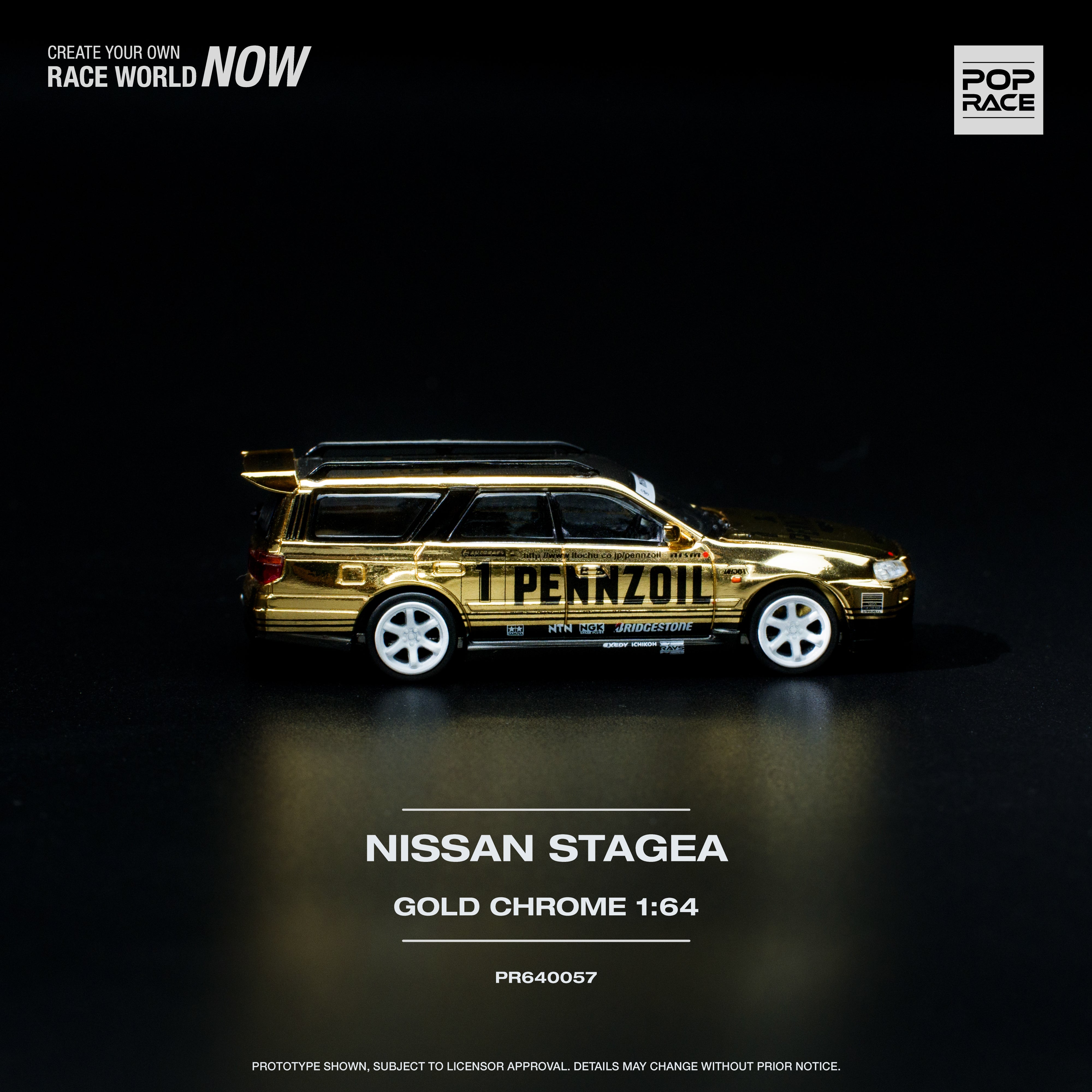 POPRACE 1:64 Nissan Stagea Penzoil PR640021 – Horizon Diecast