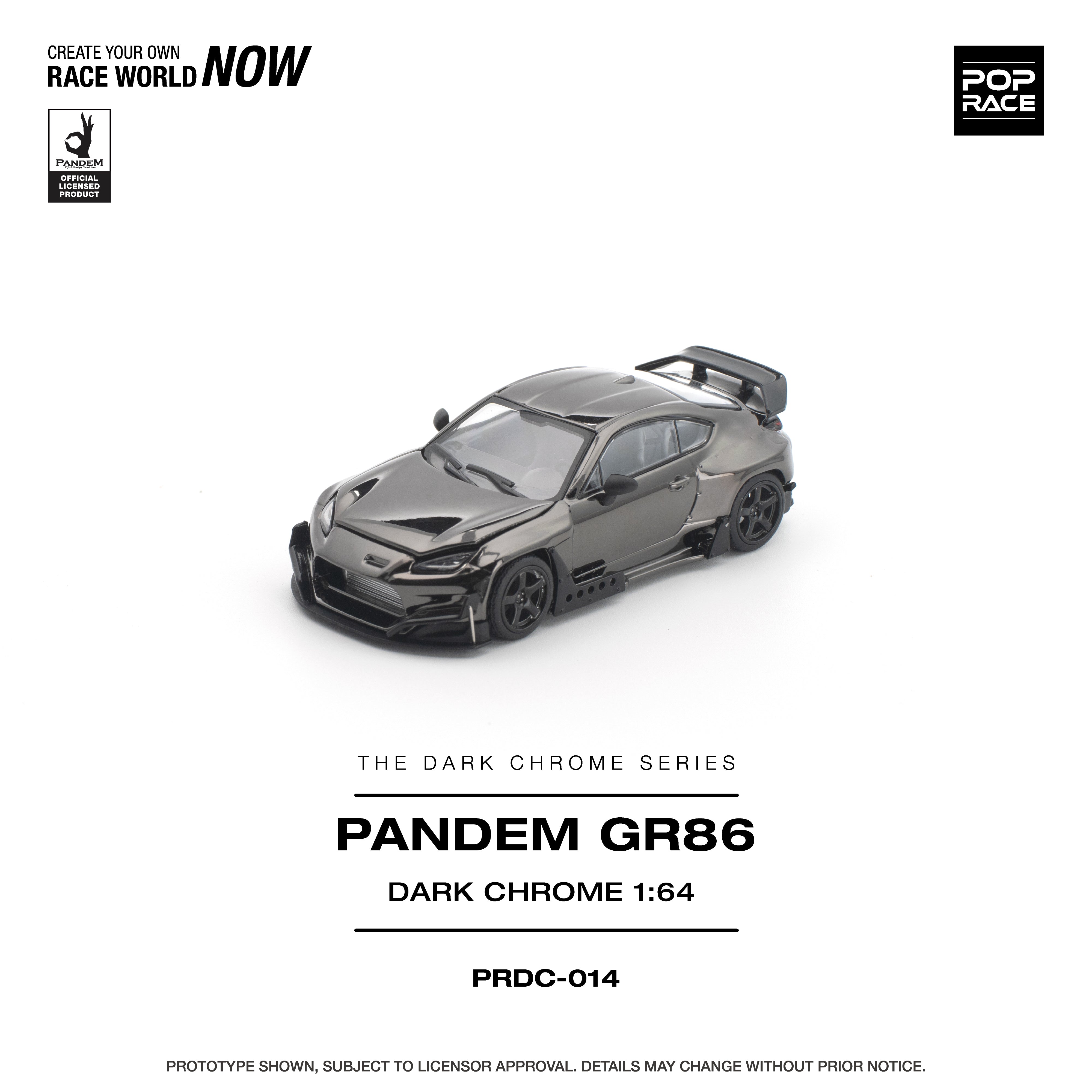Preorder] POPRACE 1:64 PANDEM GR 86 DARK CHROME PRDC014 – Horizon