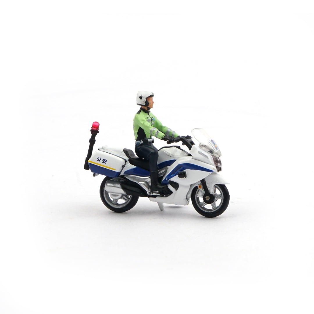 [Preorder] XCARTOYS 1:64 BAIC BJ80 People's Police Motorcycle Escort Set