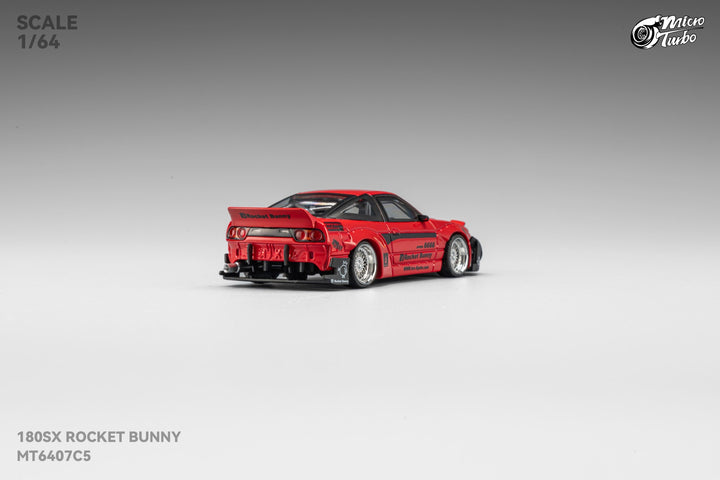 [Preorder] Microturbo 1:64 180SX Rocket Bunny - Metallic Red MT6407C5