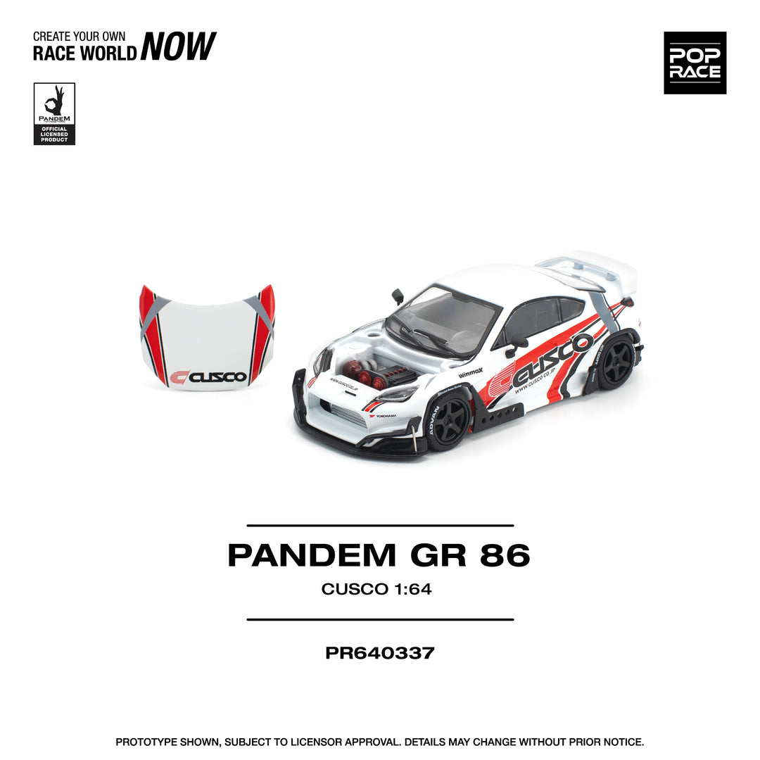 [Preorder] POPRACE 1:64 Panden GR86 - Cusco PR640337