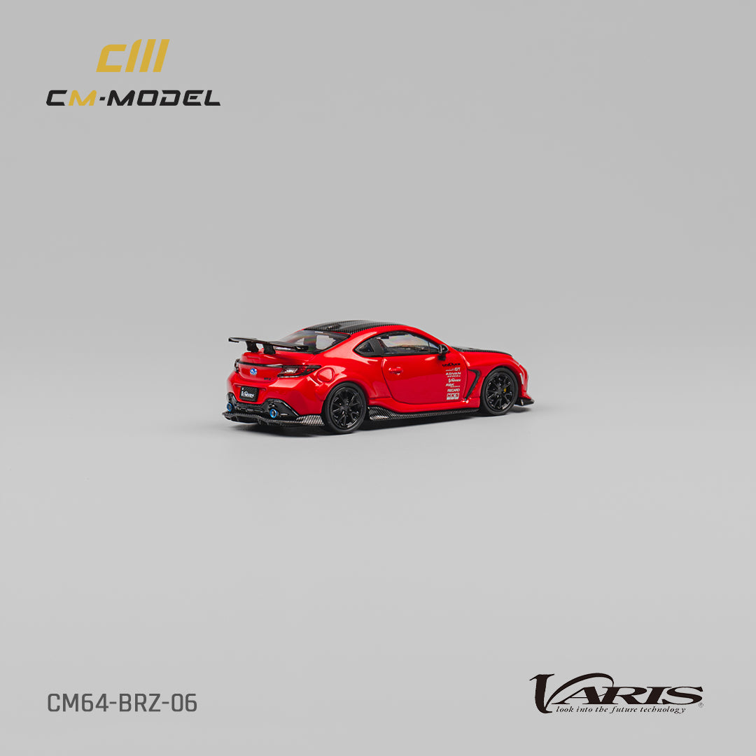 CM Model 1:64 Subaru BRZ Varis BRZ ARISING-1 Red CM64-BRZ-06